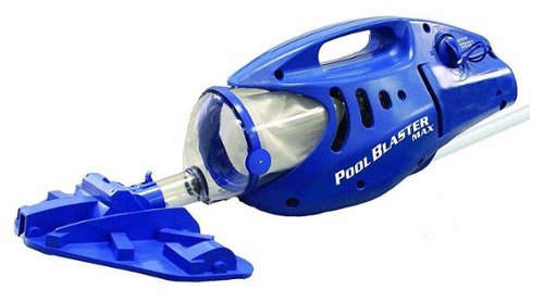 Water Tech - Pool Blaster MAX Handheld Battery Swimming Pool/Spa Vacuum Cleaner - Blue-Front_Standard 