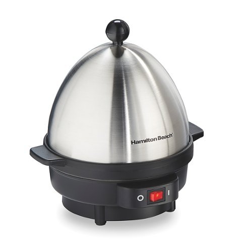 Hamilton Beach - 7 Egg Cooker with Stainless Steel Lid,7 - Stainless Steel