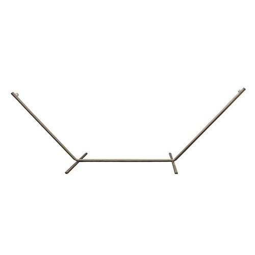 Bliss - 15 ft. Steel Hammock Stand - Taupe-Front_Standard 