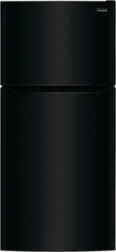 Front. Frigidaire - 20 Cu. Ft. Top Freezer Refrigerator - Black.