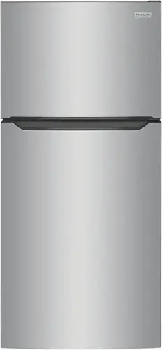 Front. Frigidaire - 20 Cu. Ft. Top Freezer Refrigerator - Stainless Steel.
