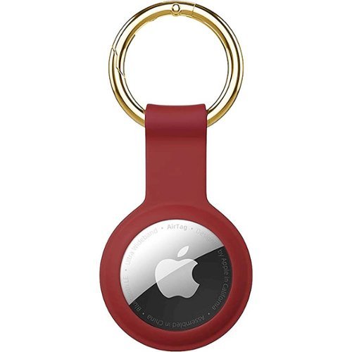 SaharaCase - Liquid Silicone Case for Apple AirTag - Red