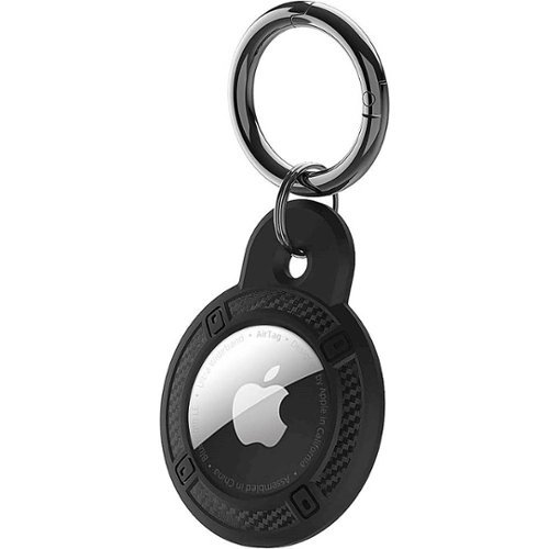 SaharaCase Hard Shell Case for Apple AirTag - Black WORLDWIDE DELIVERY