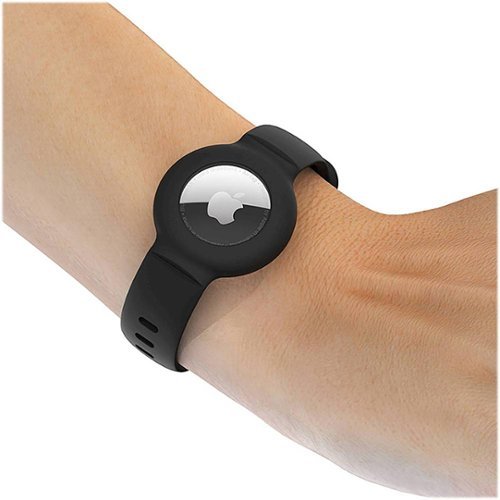 SaharaCase Silicone Wrist Band for Apple AirTag - Black WHERE TO BUY