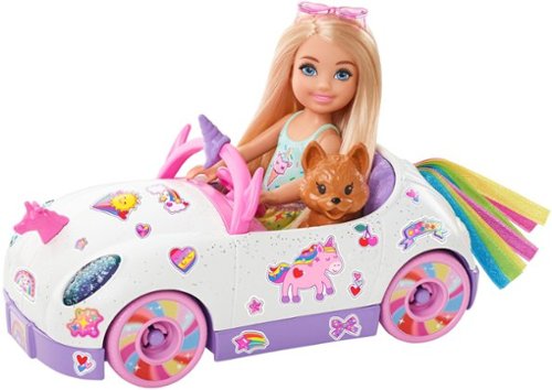 Barbie - Chelsea Doll and Car - White/Pink/Purple