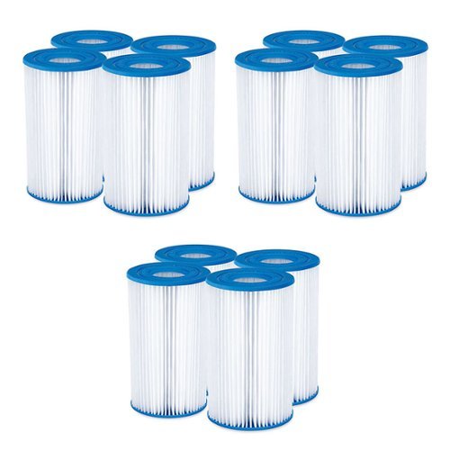 Summer Waves - Replacement Type A/C Pool and Spa Filter Cartridge (12 Pk)