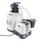 Intex - 3000 GPH Above Ground Pool Sand Filter Pump with Automatic Timer - White-Front_Standard