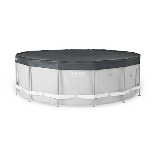 Bestway - Flowclear 12' Round Pool Cover for Above Ground Pools (Pool Cover Only)