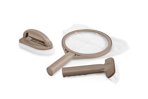 Intex - Hot Tub Maintenance Accessory Kit with Brush, Skimmer and Scrubber