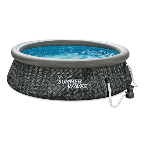 Summer Waves - 10ft x 2.5ft Above Ground Inflatable Pool w/ Pump