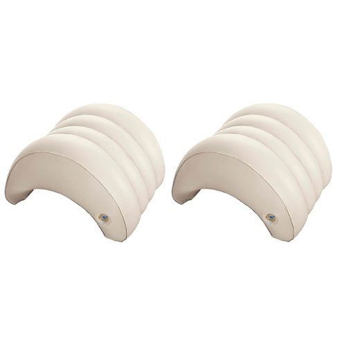 Intex - Hot Tub Removable Inflatable Lounge Headrest Pillow Spa Accessory (2 Pack)