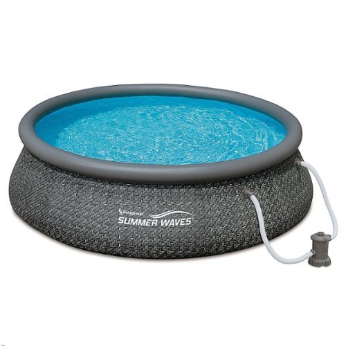 Summer Waves - 12ft x 36in Inflatable Round Pool with Pump