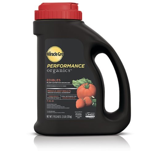 Miracle-Gro Performance Organics Edibles Plant Nutrition Granules 2.5 lb. - Black