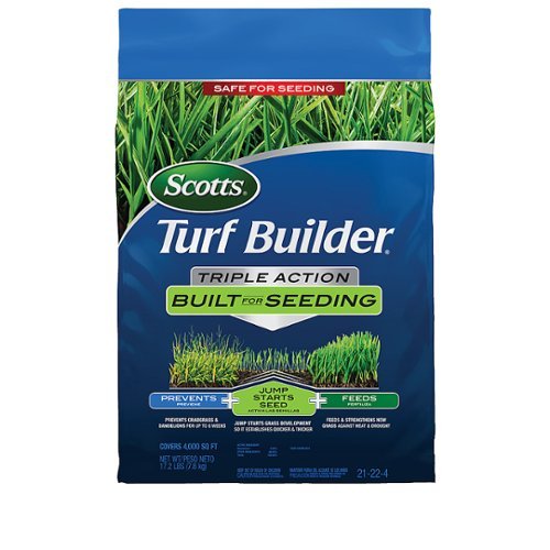Scotts - Turf Builder Triple Action Built For Seeding 17.2 lbs. - Tan
