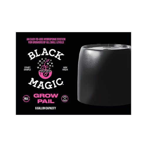 Black Magic Grow Pail - Black