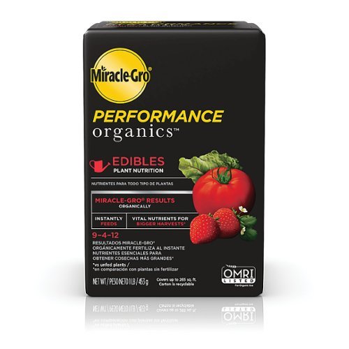 Miracle-Gro Performance Organics Edibles Plant Nutrition 1 lb. - Black