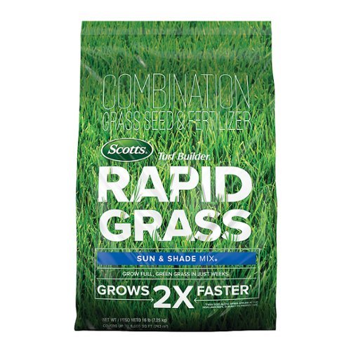 Scotts - Turf Builder Rapid Grass Sun & Shade Mix 16 lbs. - Blue