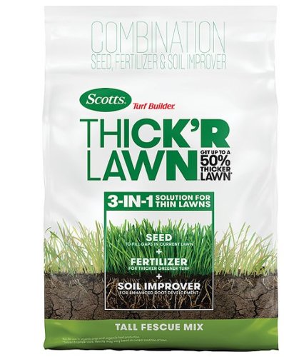 Scotts - Turf Builder Thick'R Lawn Tall Fescue Mix 12 lb. - Black