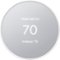 Google - Geek Squad Certified Refurbished Nest Smart Programmable Wi-Fi Thermostat - Snow-Front_Standard 