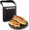 Revolution Cooking - Toastie Press (Works With All Toasters) Conveniently Toast Delicious Quesadillas, Paninis, and Grilled Cheese - Black-Front_Standard