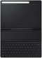 Samsung - Galaxy Tab S8+, Tab S7 FE, Tab S7+ Slim Book Keyboard Cover - Mystic Black-Front_Standard