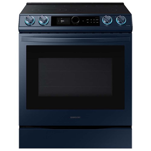 Photos - Cooker Samsung  BESPOKE 6.3 cu. ft. Front Control Slide-In Electric Convection R 