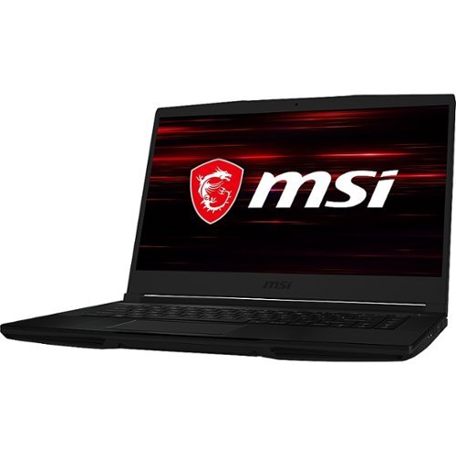 MSI - GF63 THIN 15.6" Gaming Laptop - Intel Core i5 - 8 GB Memory - NVIDIA GeForce RTX 3050 - 256 GB SSD - Black