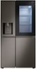 LG - 27.1 Cu. Ft. Side-by-Side Smart Refrigerator with Craft Ice - Black Stainless Steel-Front_Standard