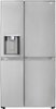LG - 27.1 cu ft Side by Side Refrigerator with Door in Door, Craft Ice, and Smart Wi-Fi - Stainless steel-Front_Standard 