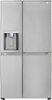 LG - 27.1 Cu. Ft. Side-by-Side Door-in-Door Smart Refrigerator with Craft Ice - Stainless Steel-Front_Standard