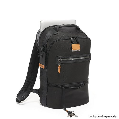 TUMI Alpha Bravo Essential Backpack - Black WORLDWIDE DELIVERY