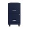 Space Solutions - 18" 2 Drawer Mobile Smart Vertical File Cabinet - Navy-Front_Standard