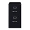 Hirsh - 22-in Deep 2 Drawer, Letter Width, Vertical File Cabinet - Black-Front_Standard