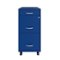 Space Solutions - 18" Deep 3 Drawer Mobile Metal File Cabinet with Pencil Drawer - Classic Blue-Front_Standard