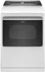 Front. Whirlpool - 7.4 Cu. Ft. Gas Dryer with Steam and Advanced Moisture Sensing - White.