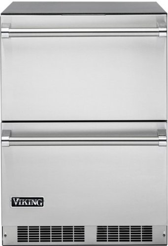 Viking - 5 Cu. Ft.Undercounter Drawer Refrigerator - Silver