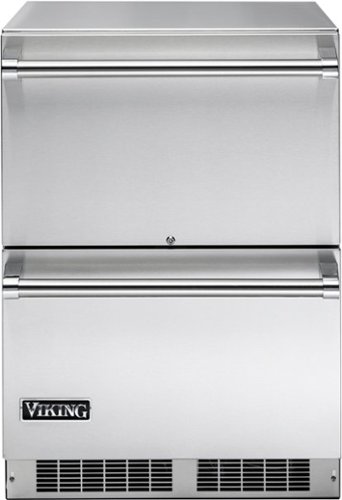 Viking - 5 Cu.Ft. Undercounter Drawer Refrigerator - Silver