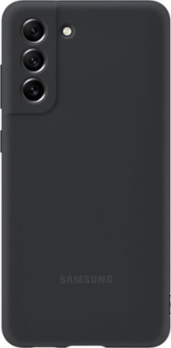 Samsung - Silicone Cover for Galaxy S21 FE 5G - Black