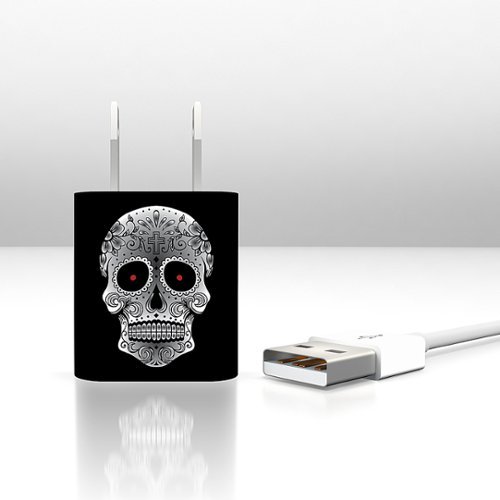 KB Covers - Apple 5W USB Power Adapter & Apple 2m Lightning Cable - Skull
