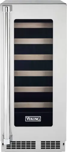 Front. Viking - 28 Bottle Wine Cellar.