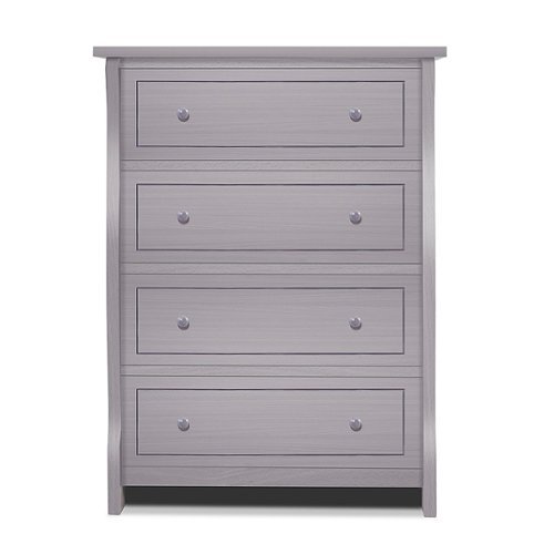 Sorelle - Princeton Elite 4 Drawer Dresser - Weathered Gray