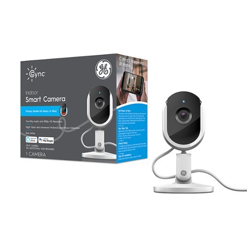 General Electric - Cync Smart Indoor Camera - White