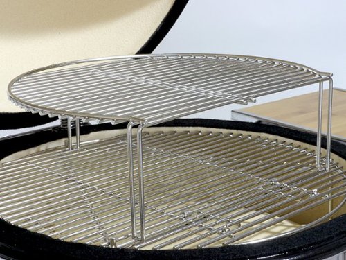 

Saffire - Large Stainless Steel Secondary Cooking Grid - Silver