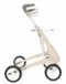 byAcre - Carbon Ultralight Compact Rollator, 16.1" Seat Width, Supports up to 285lbs - White Frame-Front_Standard