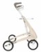 byAcre - Carbon Ultralight Regular Rollator, 16.5" Seat Width, Supports up to 285lbs - White-Front_Standard