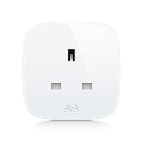 Eve - Smart Plug and Power Meter with built-in Schedules, Apple HomeKit, Bluetooth and Thread - White