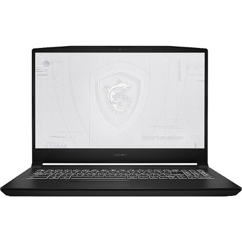 MSI - WF66 15.6" Laptop - Intel Core i7 - 16 GB Memory - NVIDIA Quadro T1200 - 512 GB SSD - Black