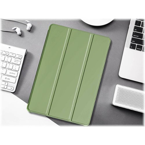 SaharaCase Tri-Fold Folio Case for Amazon Fire HD 10 (2021) - Olive Green GLOBAL SHIPPING
