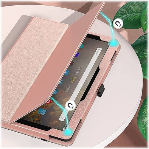 SaharaCase Bi-Fold Folio Case for Amazon Fire HD 10 (2021) - Rose Gold WORLDWIDE DELIVERY
