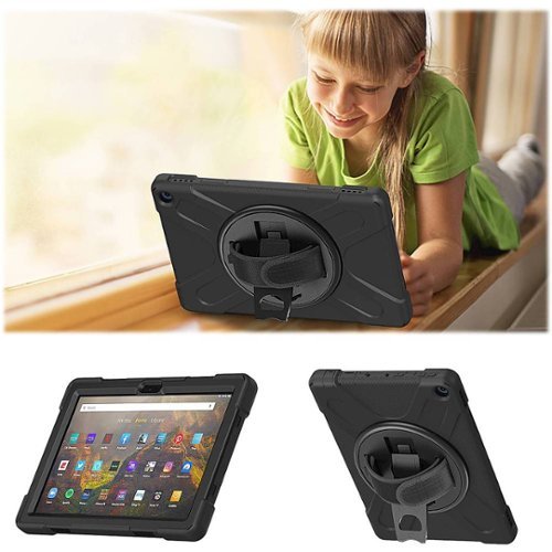 SaharaCase Protection Hand Strap Series for Amazon Fire HD 10 (2021) and Amazon Fire HD 10 Plus (2021) - Black HOW TO BUY